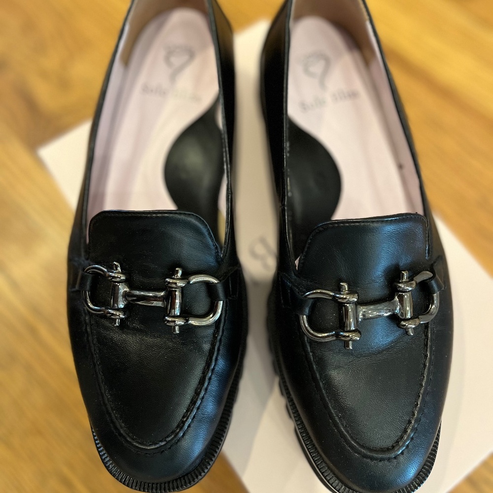 Sole Bliss Terri Loafers Black Leather